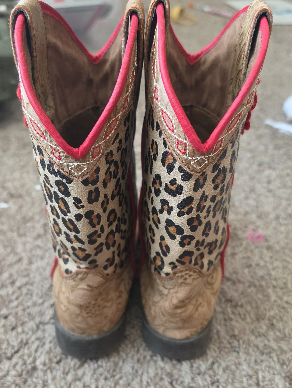 Cowgirl Boots Leopard Print
